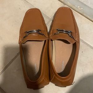 Tan loafers